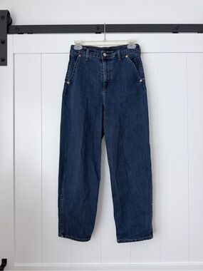 Levi’s Engineered 20th Anniv Barrel Mom Jeans W27 L24 India Ink Celliant Big E